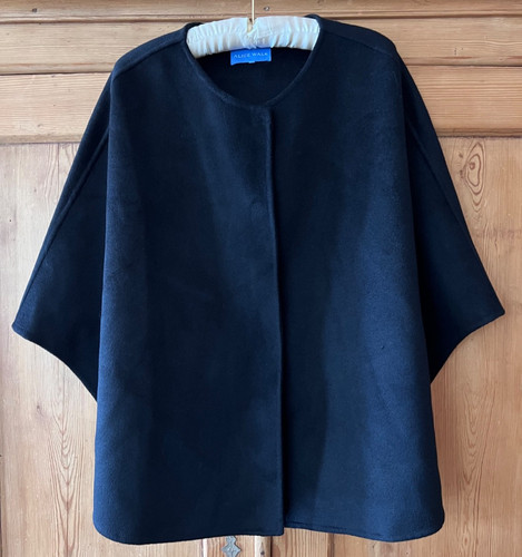 Alice walk black cashmere cape - walk,
