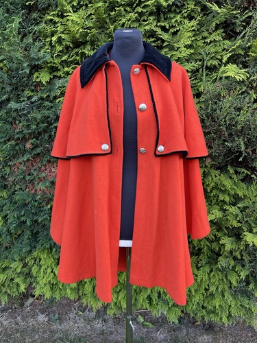 Vintage tyrolean wool - wool, cape