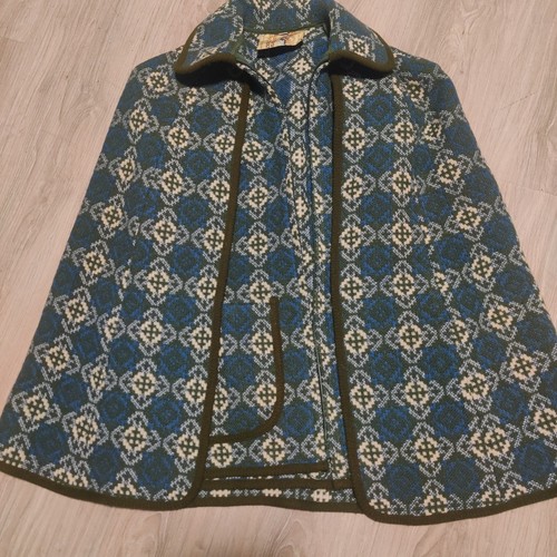 Welsh wool tapestry cape - welsh,
