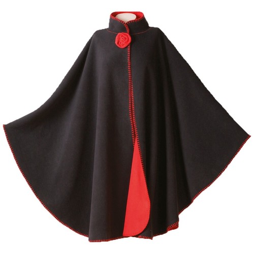 Womens reversible fleece cape - womens,