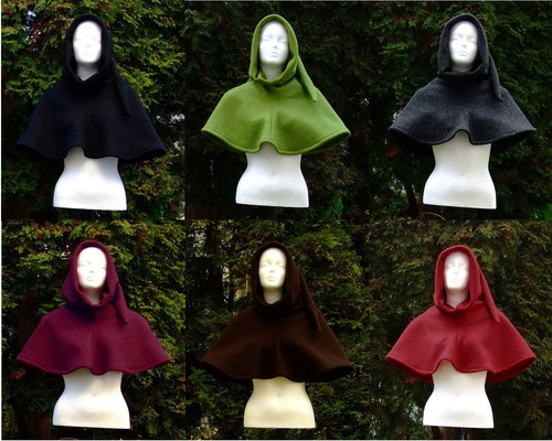 Gugel 100 wool medieval - wool,