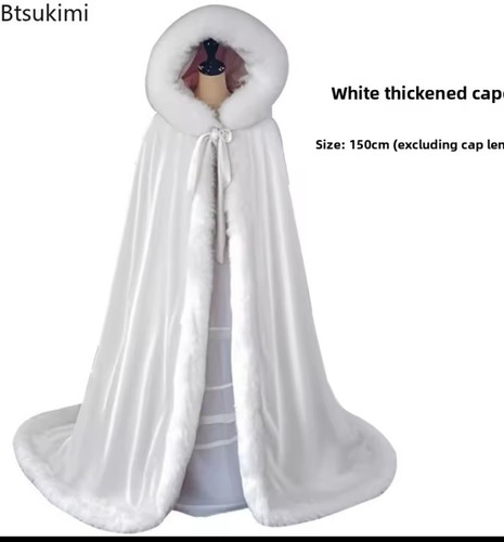Women white faux - •, faux-fur