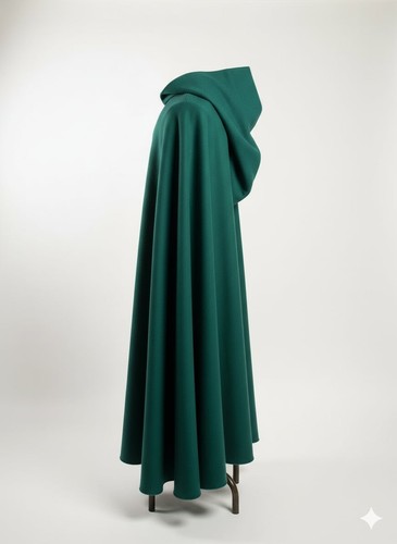 Medieval hooded cloak cape - hooded,