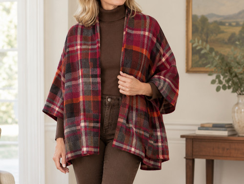 Talbots burgundy multi - talbots,
