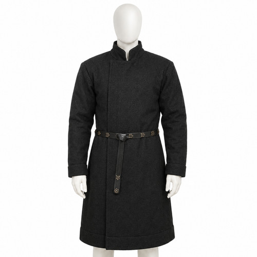 Medieval viking black wool - viking,