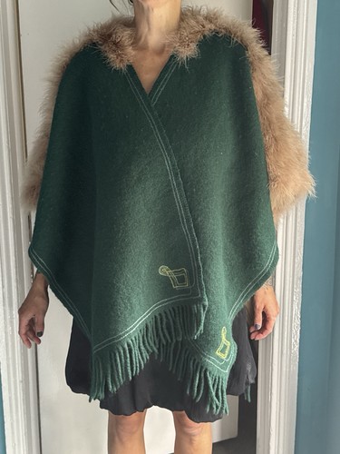 Handmade norwegian wool cloak - handmade,