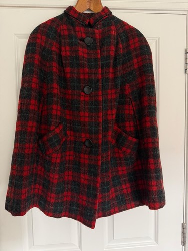 Vintage tartan plaid - tartan, cape