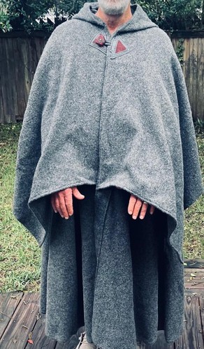 Half moon travelers cloak gray - moon,